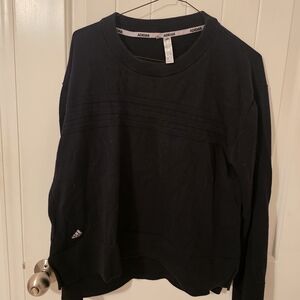 Adidas Navy Crewneck Sweatshirt